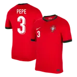 PEPE #3 Portugal Home Soccer Jersey EURO