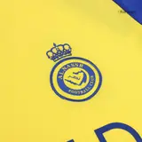 RONALDO #7 Al Nassr Home Kids Soccer Jerseys Kit
