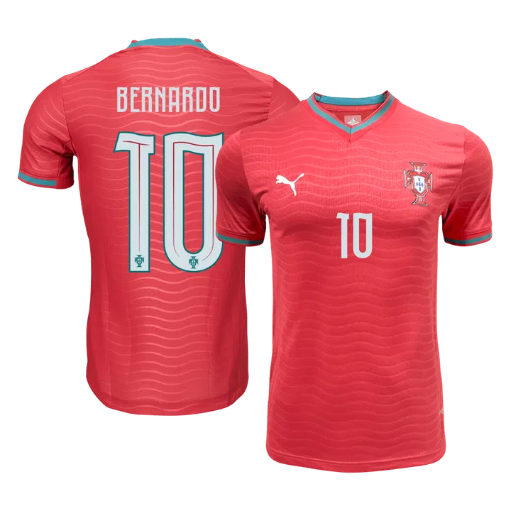 BERNARDO #10 Portugal Home Player Version Jersey World Cup 2026