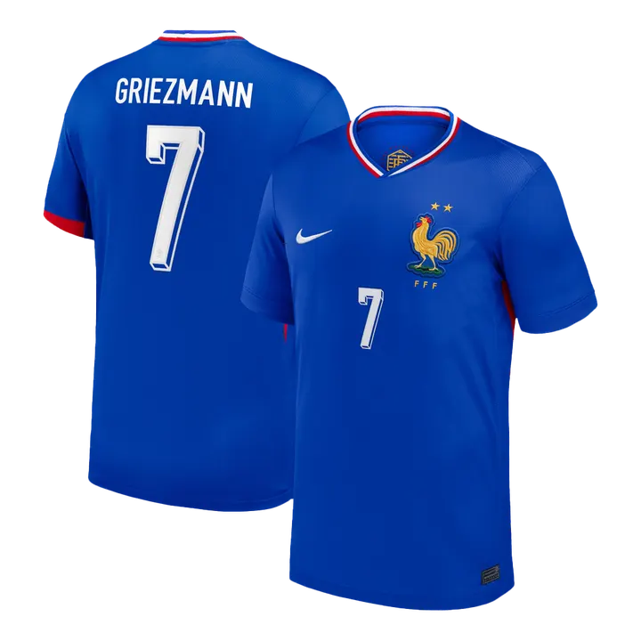 GRIEZMANN #7 France Home Soccer Jersey
