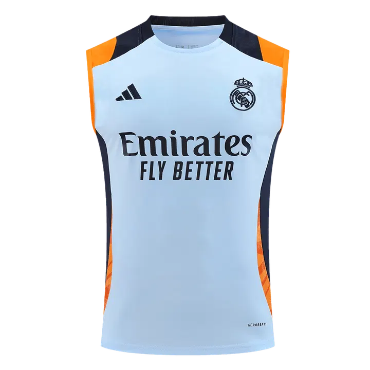 Real Madrid Pre-Match Sleeveless Top Blue