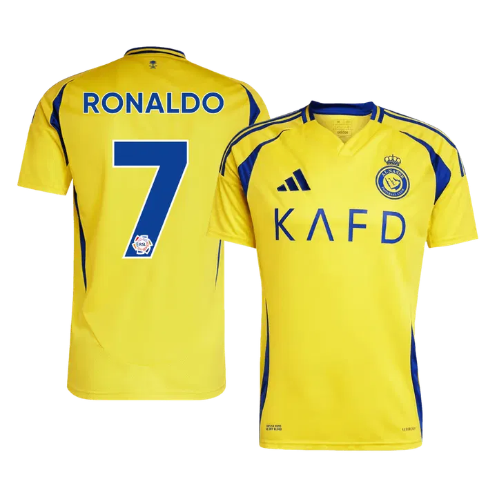 RONALDO #7 Al Nassr Home Soccer Jersey
