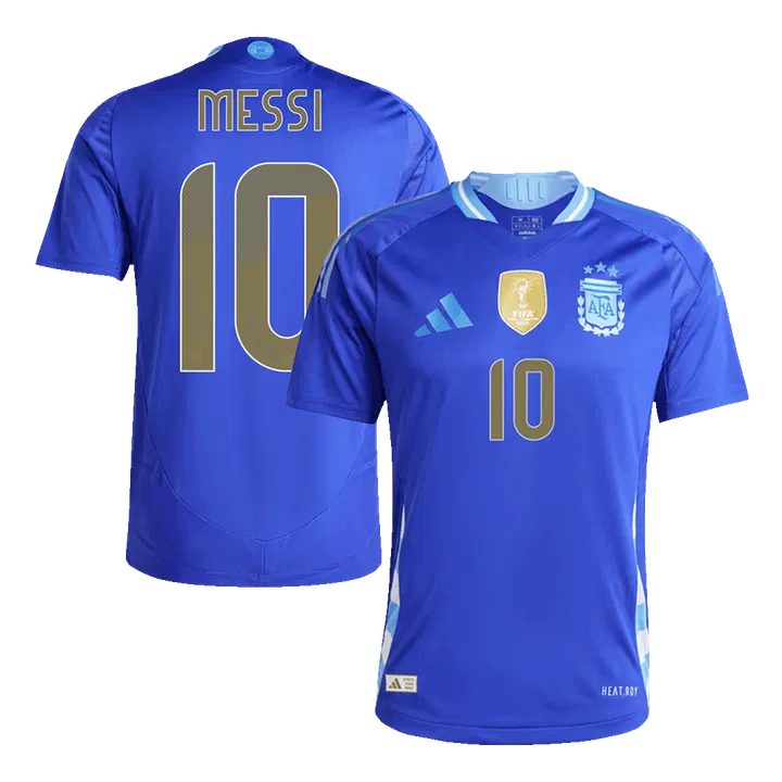 MESSI #10 Argentina Away inspired Soccer Jersey