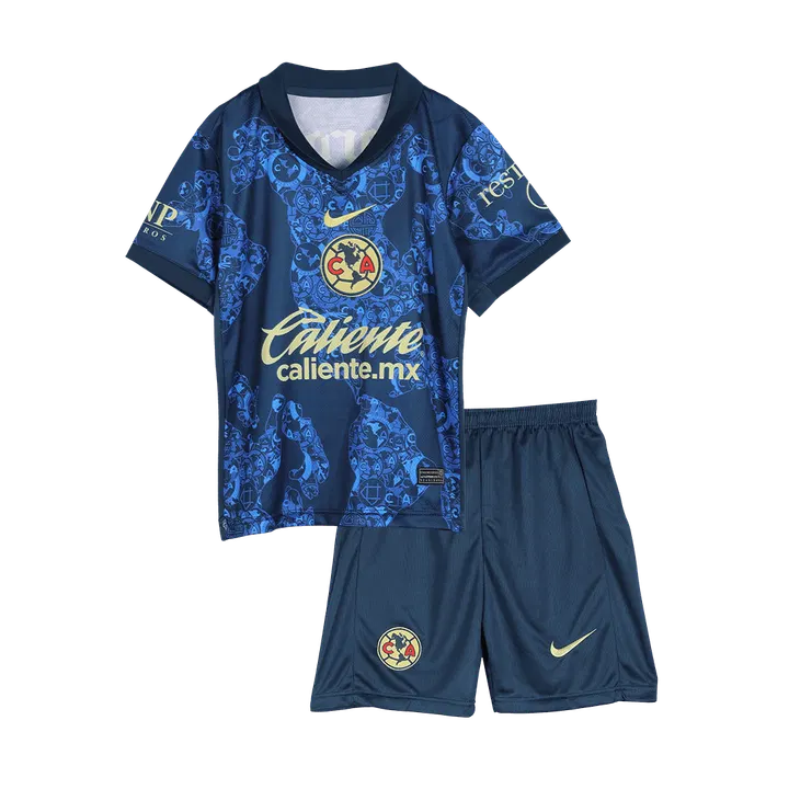 Club America Away  Kids Soccer Jerseys Kit