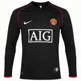 Retro Soccer Jersey SCHOLES #18 Manchester United Away Long Sleeve 2007/08