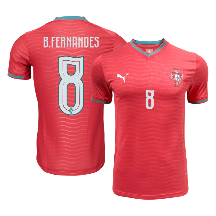 B.FERNANDES #8 Portugal Home Player Version Jersey World Cup 2026