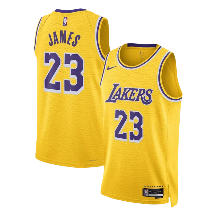 James #23 Los Angeles Lakers Swingman NBA Jersey - Icon Edition