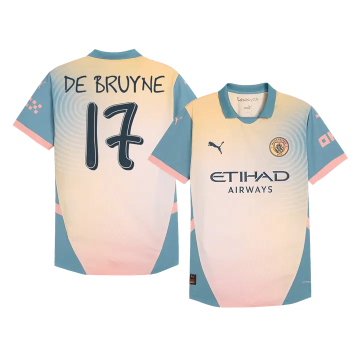 DE BRUYNE #17 Manchester City Fourth Away Player Version Jersey