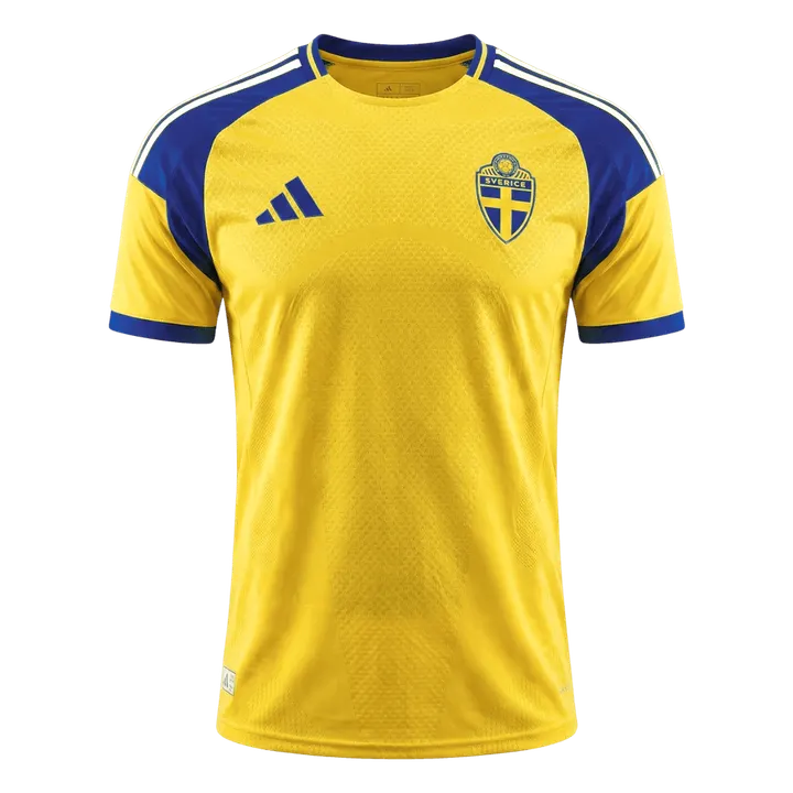 Sweden Home Player Version Jersey World Cup 2026