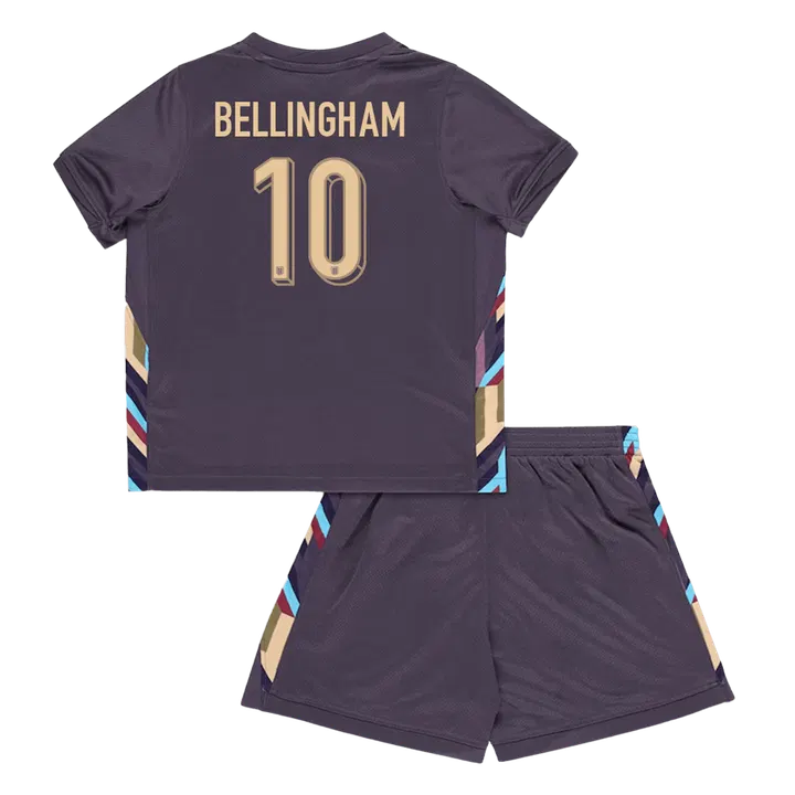 BELLINGHAM #10 England Away Kids Soccer Jerseys Kit EURO