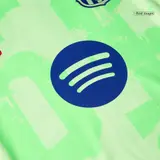 RAPHINHA #11 Barcelona Third Away Soccer Jersey - UCL(Spotify Logo Without Text）