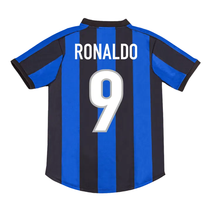 Retro Soccer Jersey RONALDO #9 Inter Milan Home 1999/00