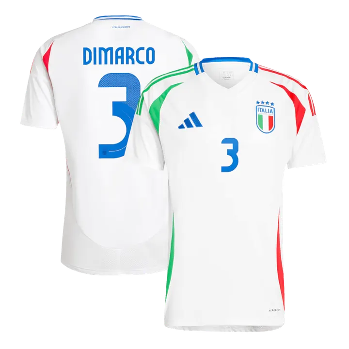 DIMARCO #3 Italy Away Soccer Jersey EURO