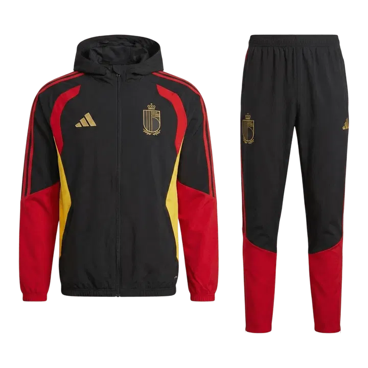 Belgium Hoodie Tracksuit 2026 Red&Black