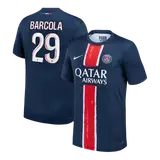 BARCOLA #29 PSG Home Soccer Jersey
