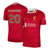 CHAMPIONS #20 Liverpool Home Player Version Jersey