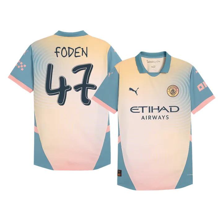 FODEN #47 Manchester City Fourth Away Player Version Jersey