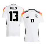 MÜLLER #13 Germany Home Soccer Jersey EURO