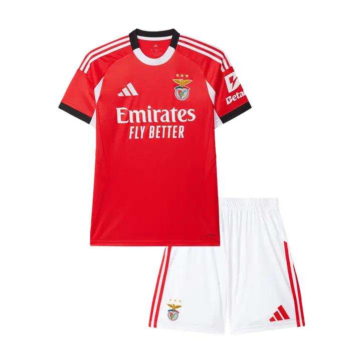 Benfica Home Kids Soccer Jerseys Kit 2025/26