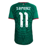 S.GIMENEZ #11 Mexico Home Player Version Jersey World Cup 2026