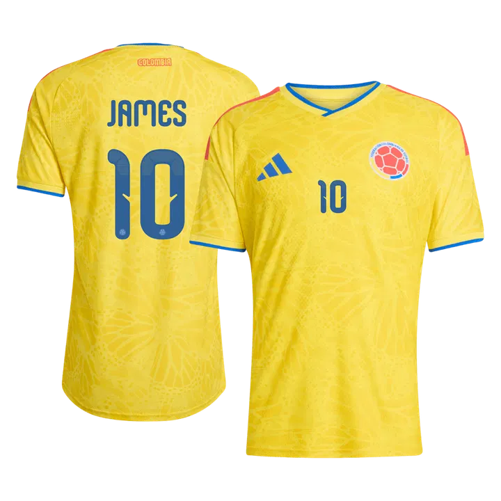 JAMES #10 Colombia Home Player Version Jersey World Cup 2026