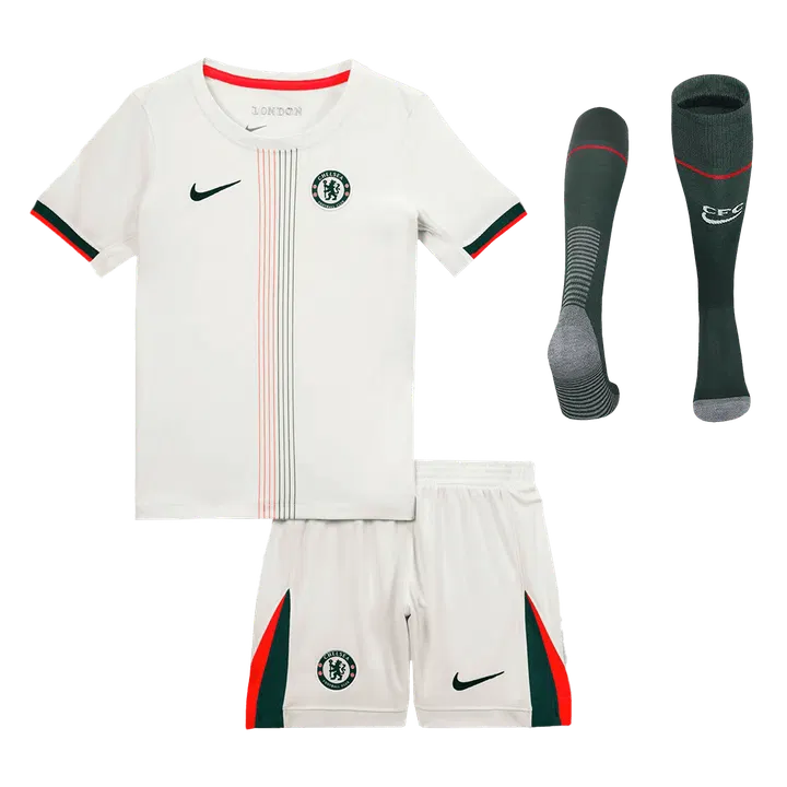 Chelsea Away Kids Soccer Jerseys Full Kit 2025/26