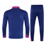 Barcelona 1/4 Zip Tracksuit 2025/26 Kids Navy