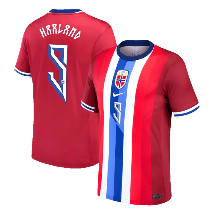 HAALAND #9 Norway Home Soccer Jersey