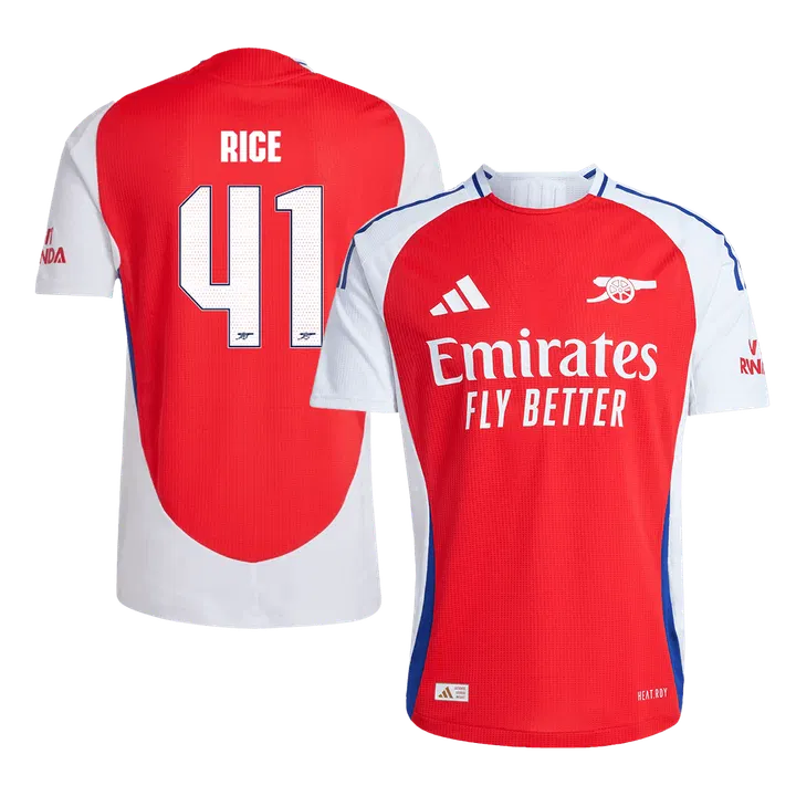 RICE #41 Arsenal Home Player Version Jersey - UCL