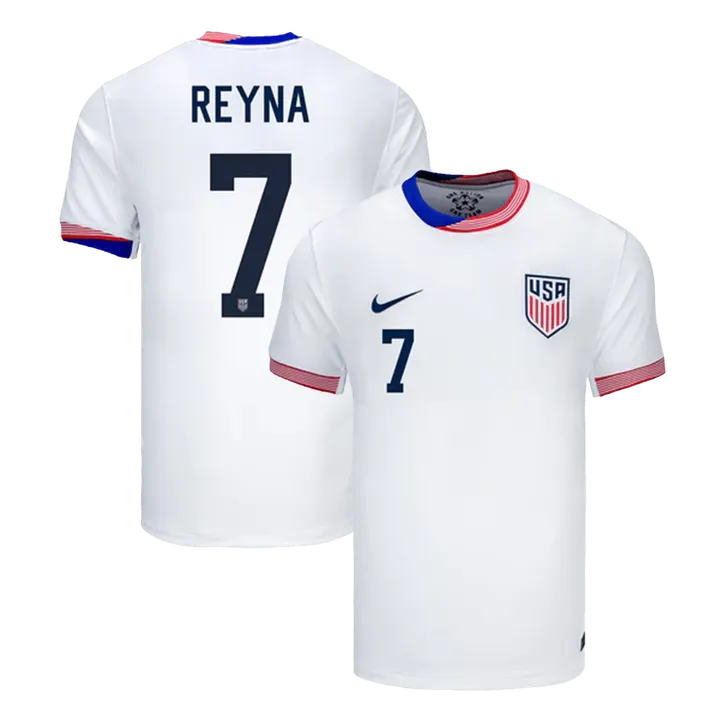 REYNA #7 USA Home Soccer Jersey Copa America