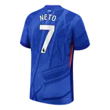 NETO #7 Chelsea Home Player Version Jersey 2025/26