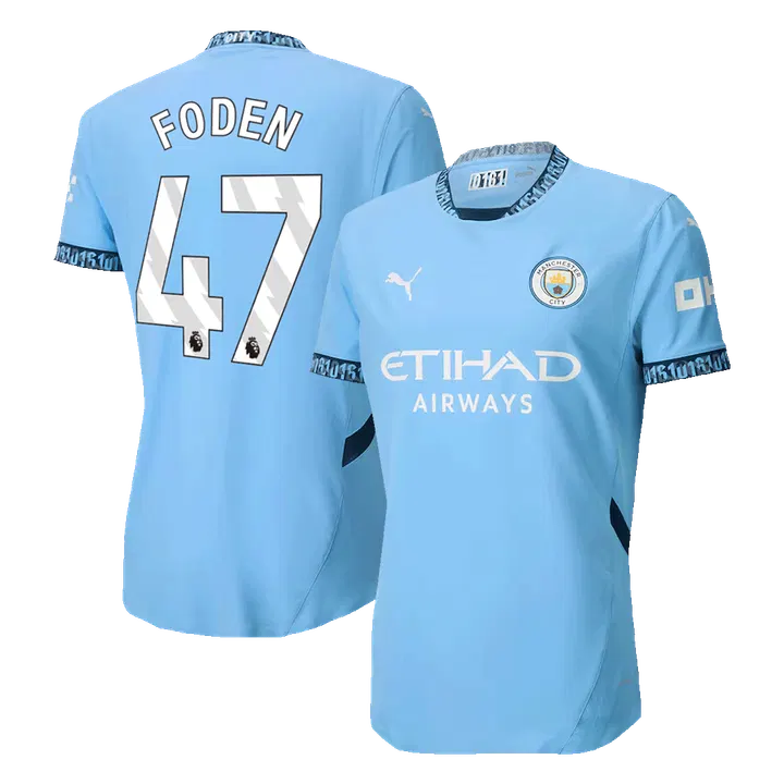 FODEN #47 Manchester City Home Player Version Jersey