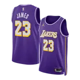 James #23 Los Angeles Lakers Swingman NBA Jersey - Statement Edition