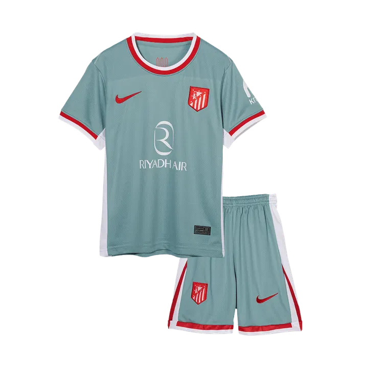 Atletico Madrid Away Kids Soccer Jerseys Kit
