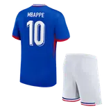 MBAPPE #10 France Home Kids Soccer Jerseys Kit EURO
