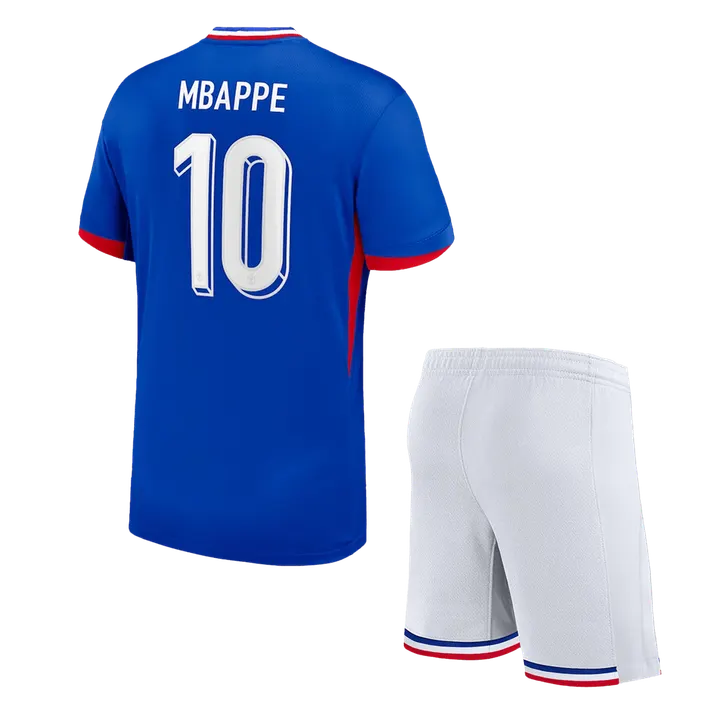 MBAPPE #10 France Home Kids Soccer Jerseys Kit EURO