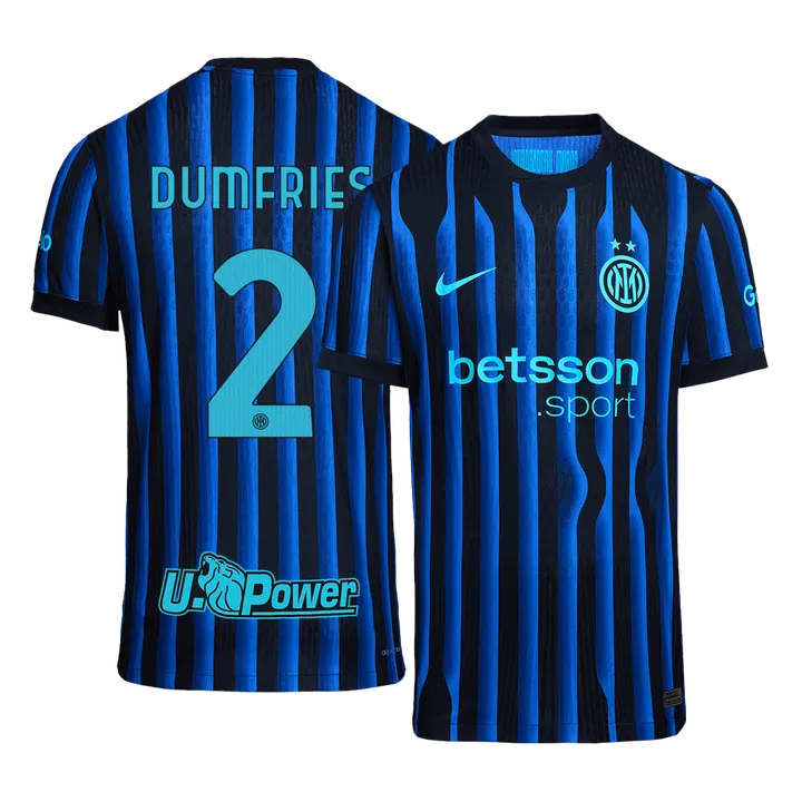 DUMFRIES #2 Inter Milan Home inspired Soccer Jersey 2025/26