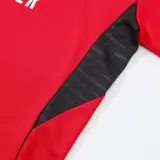 Arsenal 1/4 Zip Tracksuit 2025/26 Kids Red