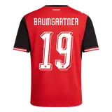 BAUMGARTNER #19 Austria Home Soccer Jersey World Cup 2026