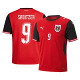 SABITZER #9 Austria Home Soccer Jersey World Cup 2026