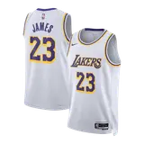 James #23 Los Angeles Lakers Swingman NBA Jersey - Association Edition