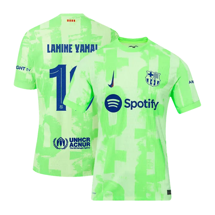 LAMINE YAMAL #19 Barcelona Third Away Player Version Jersey - UCL
