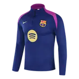 Barcelona 1/4 Zip Tracksuit 2025/26 Kids Navy