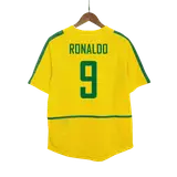 Retro Soccer Jersey RONALDO #9 Brazil Home 2002/03