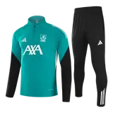 Liverpool 1/4 Zip Tracksuit 2025/26 Kids Green