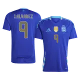 J.ALVAREZ #9 Argentina Away Soccer Jersey