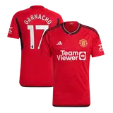 GARNACHO #17 Manchester United Home Soccer Jersey 2023/24