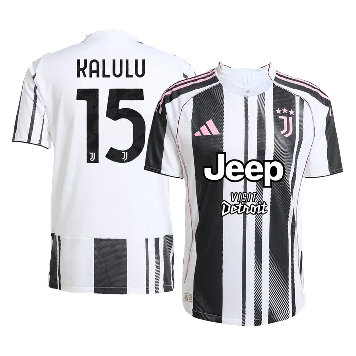 KALULU #15 Juventus Home Player Version Jersey 2025/26