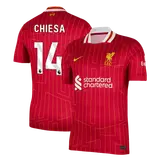 CHIESA #14 Liverpool Home Soccer Jersey