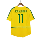 Retro Soccer Jersey RONALDINHO #11 Brazil Home 2002/03